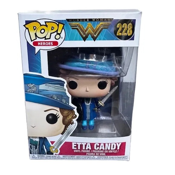 Funko Pop!‎ Vinyl: DC Comics - Etta Candy w/ Sword and Shield) #228 Wonder Woman - Picture 1 of 6
